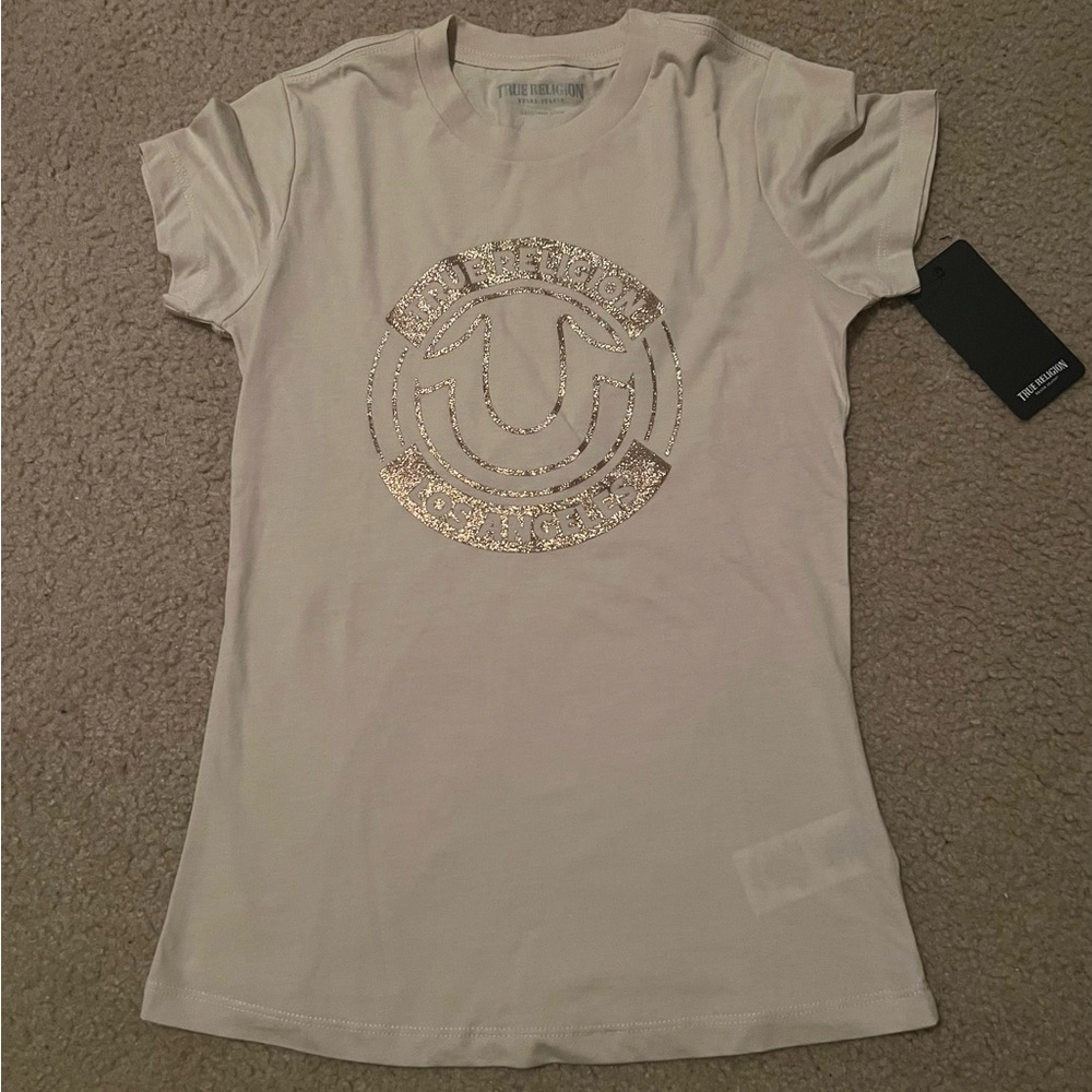 🆕 True Religion Foil HS Seal Crew Neck Tee XS